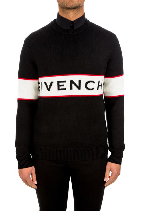 givenchy men's black sweatshirt|givenchy sweater clearance men.